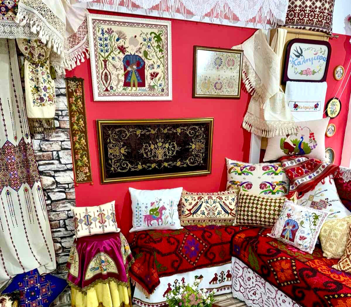 Παλιά ελληνικά κεντήματα, αντίκες